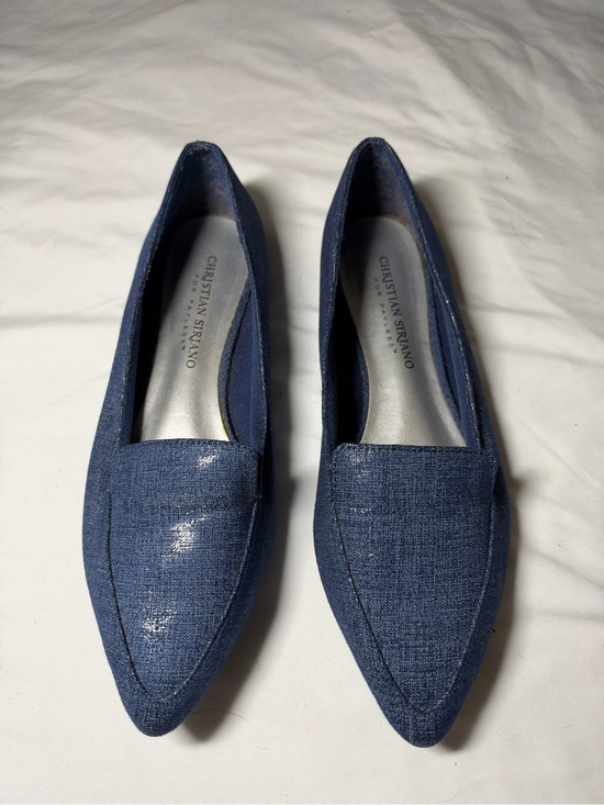 Payless Shoes - Payless Blue Pointed Toe Flats